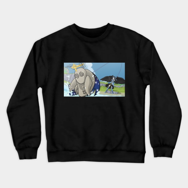 Pulled for Lampy Crewneck Sweatshirt by LampyArts